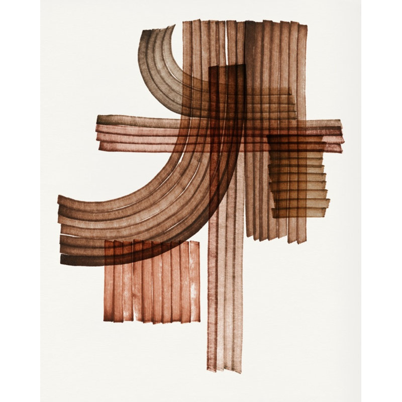 Brown Weave 2 Print by Neiman, Victoria, 40'' H x 33'' W
