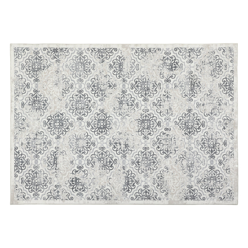 Jiahna Washable Geometric Rug, Rectangle 9' x 12'