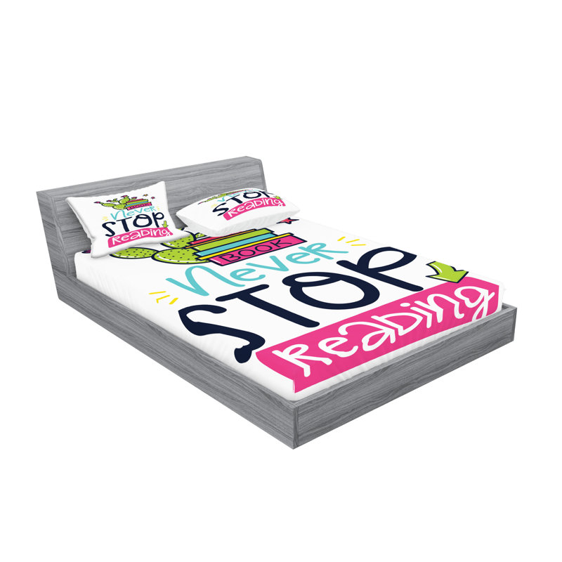 Multicolore drap-housse et coussin décoratif Ambesonne, King Fitted Sheet Set + 4 Pillow Cases