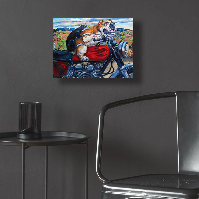 Art mural en verre Trinx «Zippity Do Da» par CR Townsend, H 12 po x l 16 po x P 0,13 po
