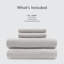Ensemble de draps en jersey de coton mélangé ultra-doux et confortable toutes saisons