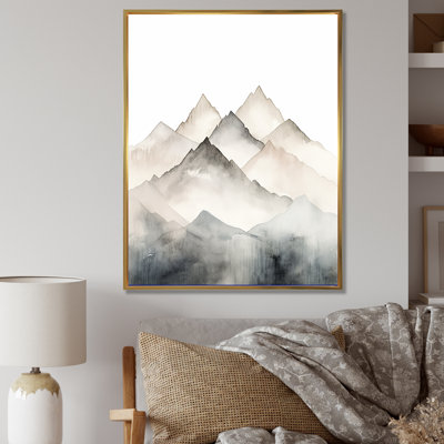 «Watercolor Lake and Forest Dream III», reproduction sur toile
