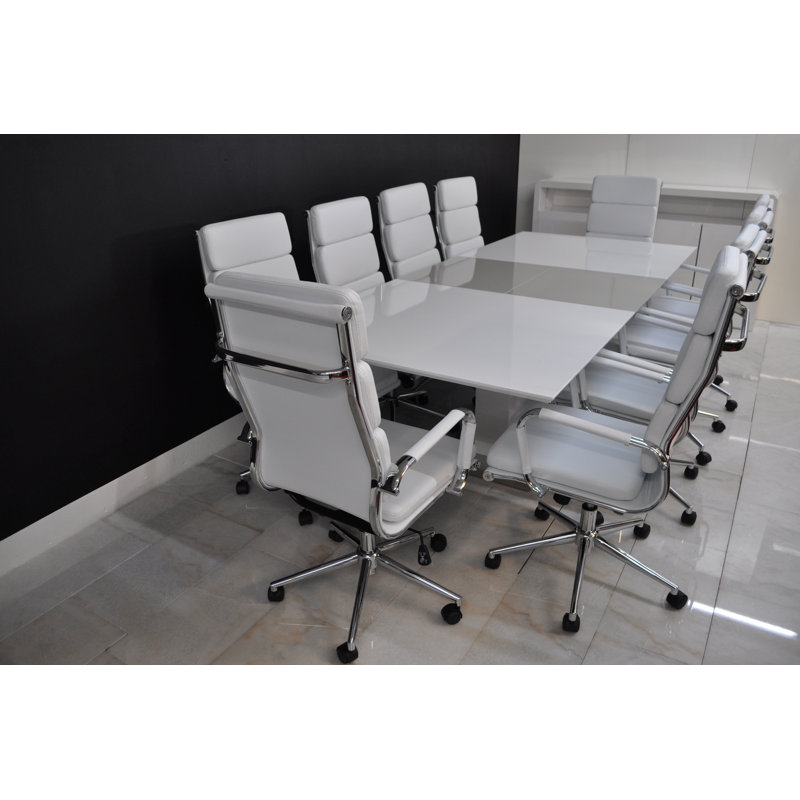 Moda 96'' Solid Wood Rectangle Conference Table