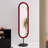 French-Style Minimalist Arched Floor-Mounted Full-Length Mirror