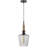 1 - Light Smoke Single Pendant