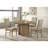 Dreydon Distressed Light Brown Round Dining Table