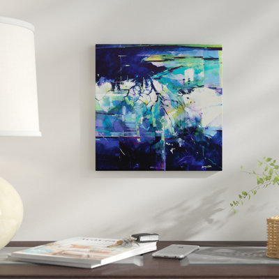 «Reflections in the Field apres la pluie», reproduction de peinture acrylique sur toile tendue