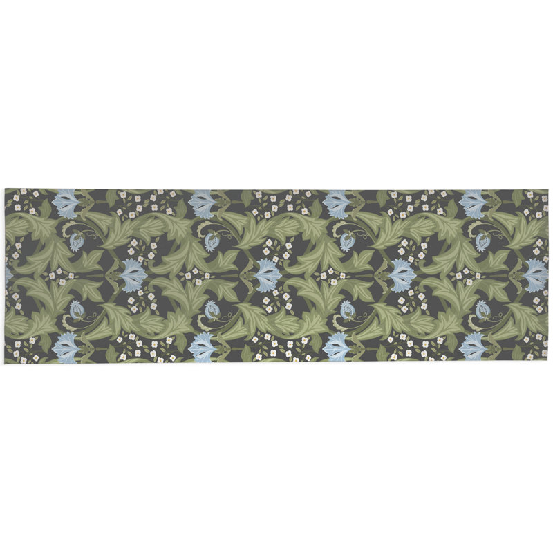Tapis d'extérieur Ogee Leaf, Tapis de couloir 2 pi 6 po x 8 pi