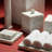 Marble Matte Resin Waste Bin