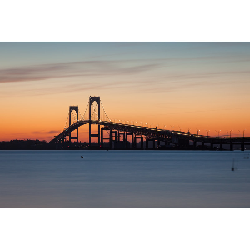 Newport Pell Claiborne Bridge by Mcdonojj - Wrapped Canvas Print, 51cm H x 76cm W