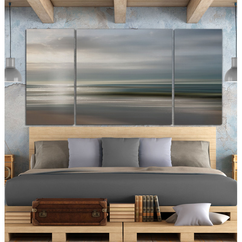 " Setting Sun " 3 - Pieces, 40" H x 80" W x 1.5" D
