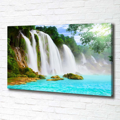 Waterfall - Wrapped Canvas Print