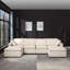 Canapé modulaire 123,6 "avec repose-pieds pour salon-529336099