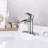 Precision Water Flow Brass Modern Single Handle Faucet For Bathrooms And Bars - Brushed Nickel