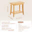 Banc de douche en bambou, tabouret de douche