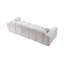 Canapé 98,4 po à 3 places en compression Corduroy, causeuse entièrement sous vide avec 2 coussins ronds, aucun assemblage requis, rebond rapide de 72 heures pour le salon et l’appartement-566747054-566747055