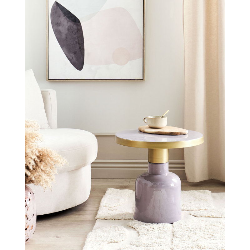 Caiman Pedestal End Table