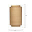 Riley Raffia 1-Light Wall Sconce-474359169