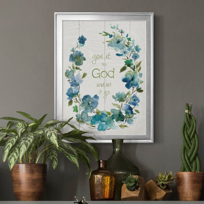 «Offrez-le à Dieu», art textuel sur toile
