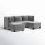 Canapé modulaire avec repose-pieds 90 po Arrellano