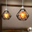 Minidoka 13cm H Metal Dimond Pendant Shade ( Uno ) in Black