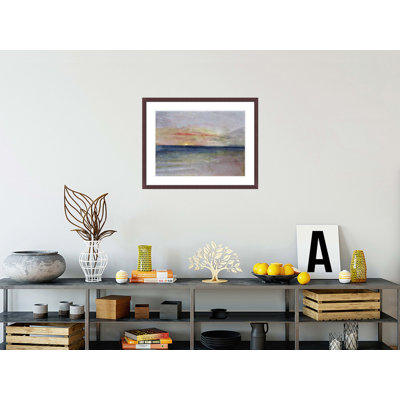 Sunset by Joseph Mallord William Turner -Framed Giclee Print