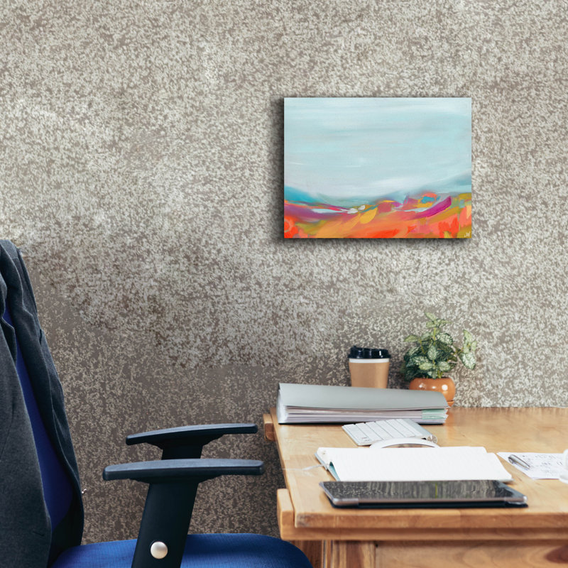 «Aqua Sky» par Jenny Westenhofer, H 12 po x l 16 po x P 0,75 po