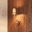 Applique murale 1 lumière Meridian en laiton naturel