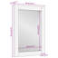 vidaXL Bathroom Mirror with Mirror Glass and Solid Mango wood Decor Reflective-77537183