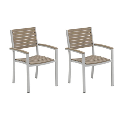 Fauteuil de patio en aluminium thermolaqué Travira