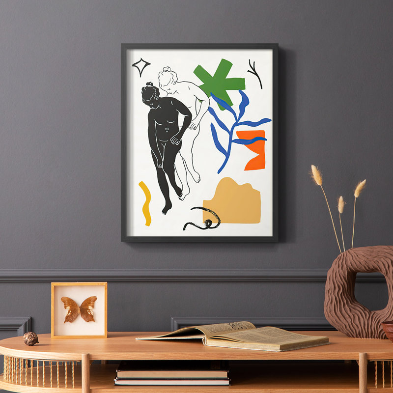 Starry Venus III, reproduction encadrée - bois massif, Noir, H 28 po x l 22 po