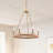 Lakin 6 - Light Dimmable Wagon Wheel Chandelier