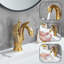 Single-Hole Single-handle Bathroom Faucet with Drain Assembly-95166359