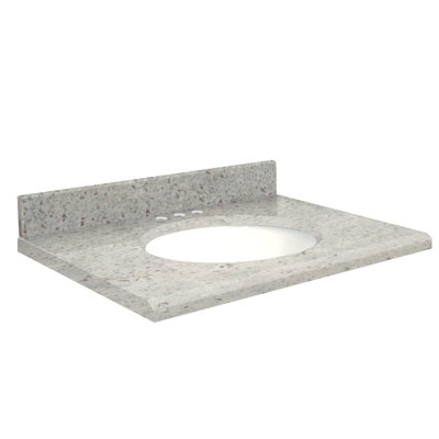 Dessus de salle de bain simple 31 po meuble-lavabo