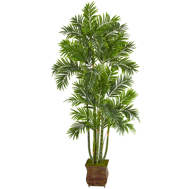 Palmier artificiel 59,5" en pot de fleurs