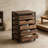 Mobile Storage Dresser Cabinet,Industrial Style Drawer Chest,Printer Stand,Office Storage Unit