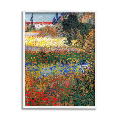 " Flower Garden Van Gogh Vivid Painting " by One1000paintings Painting Print