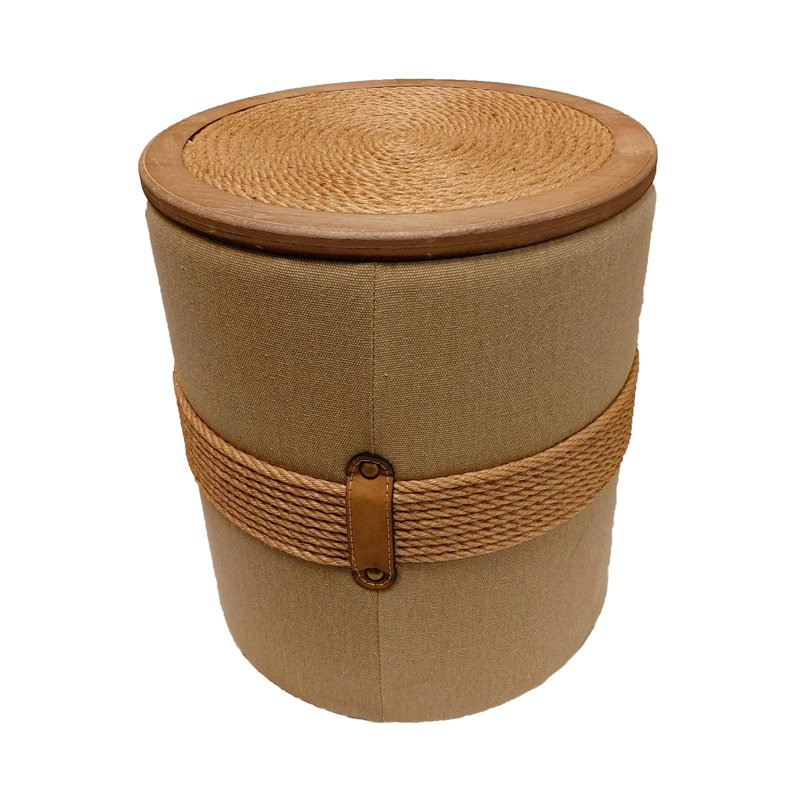 Tabouret décoratif en bois manufacturé Northtrop