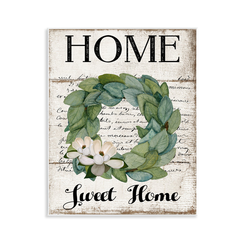  Art rustique sur plaque "accueil accueillant" par Creatif Belle