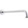 Statement 19 in. Wall-Mount Single-Function Rainhead Arm And Flange