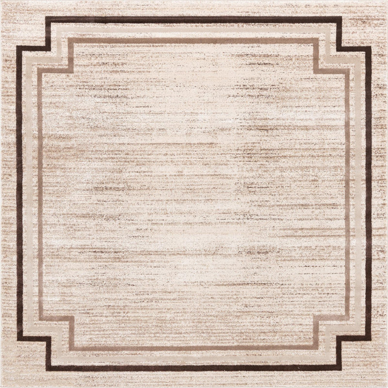Alfano Geometric Indoor Rug, Square 7'