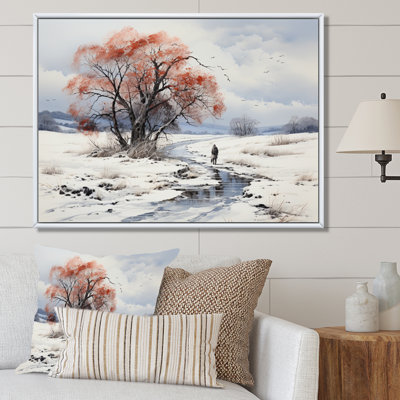 Native Art Winters Solitude I, reproduction d'art sur toile