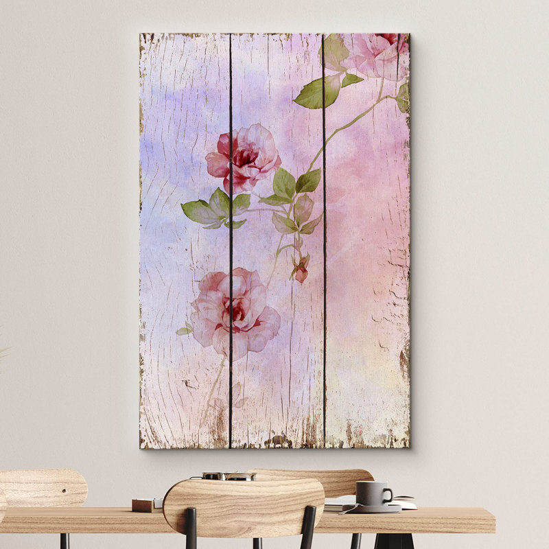 Flower Blossom «A Skull Face And Flowers Horror Gothic Moody Dark Art Modern Art Work Decor», H 18 po x l 12 po