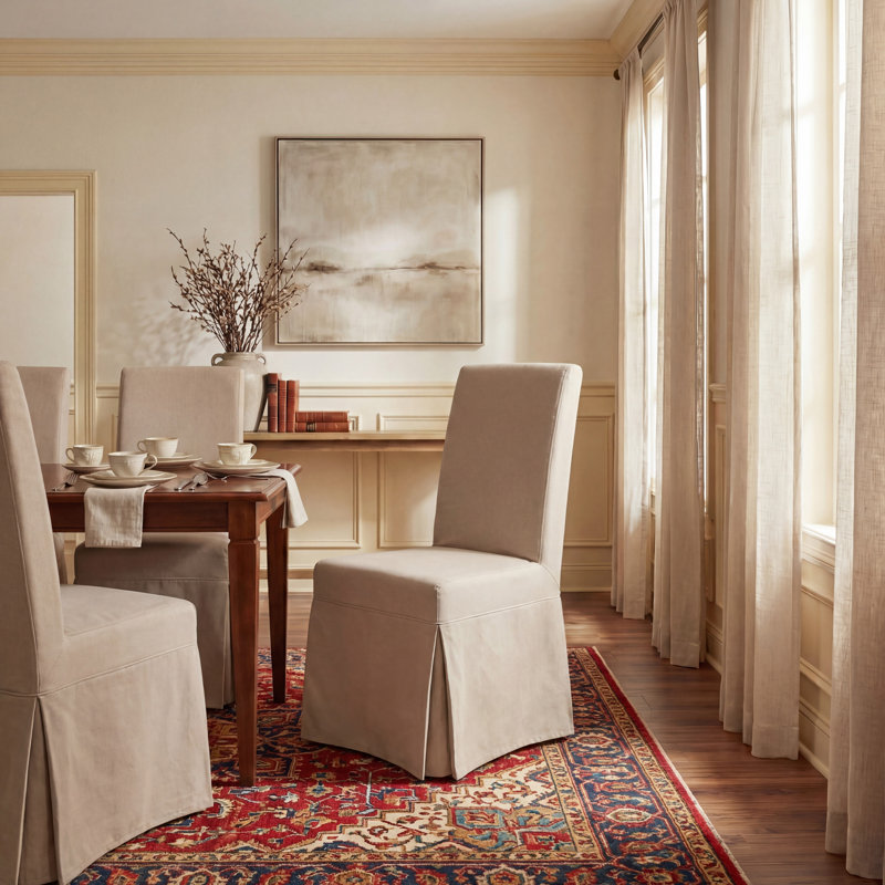 Chaise d'appoint Leiker, Beige