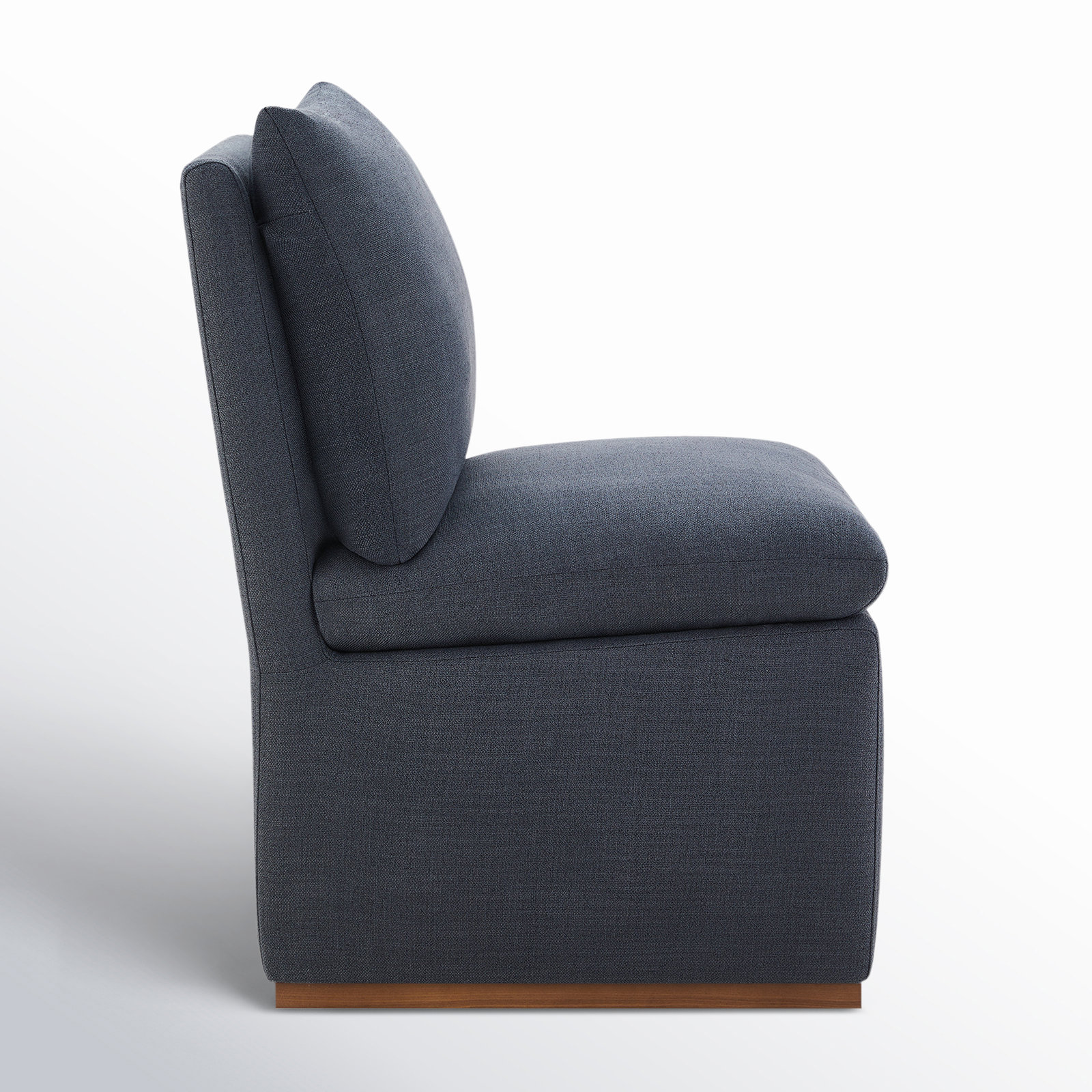 Bobbi Cotton Dining Chair, Effie Indigo Performance Linen