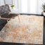 Tapis abstrait ivoire / orange Besfort-997925024