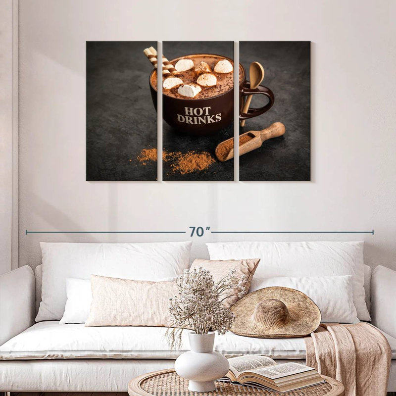 Yarlin Hot Cocoa, 28" H x 45" W