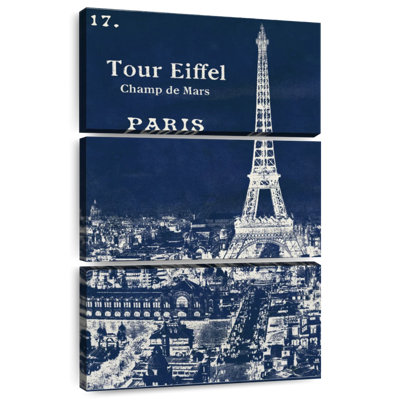 Lilie Blueprint Tour Eiffel