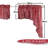Gingham Pointed Cafe Curtain-1166630208