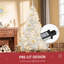 Arbre de Noël artificiel régulier (double) avec aiguilles blanches-966901675-966901674-966901676